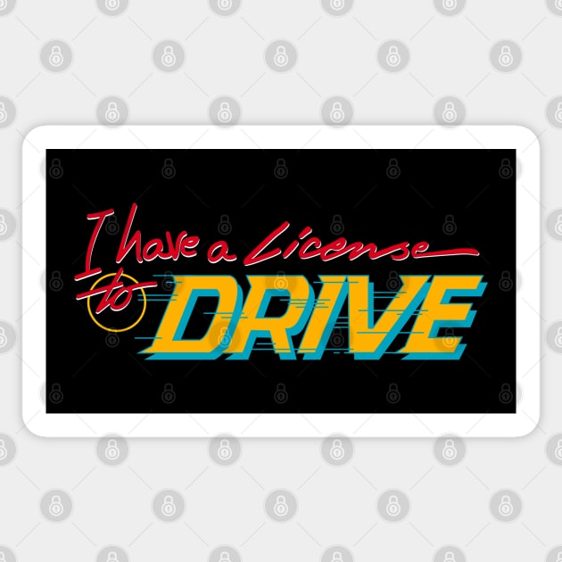 License to Drive Sticker by triggerleo